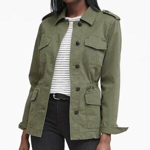 Banana Republic Olive Green Utility Jacket